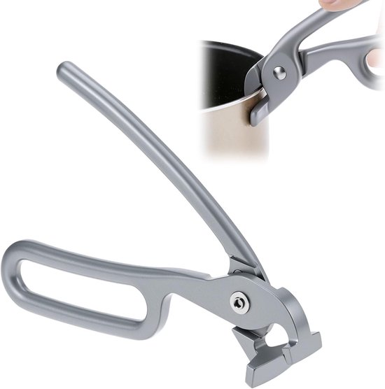 Heat-resistant tongs - Baking tongs - Non-slip plate tongs - Steam tongs - Heat-resistant tongs - Pizza pan tongs - Multifunctional heat-protecting oven tongs - Robust pan tongs made of cast aluminum - Image 1