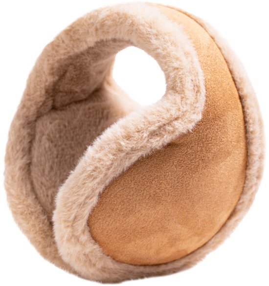 Earmuffs - Warm earmuffs - Winter antifreeze ear warmers - Extra large and thick - Back earmuffs - Fleece lined - Outdoor earmuffs for men - Windproof earmuffs - Khaki - Image 1