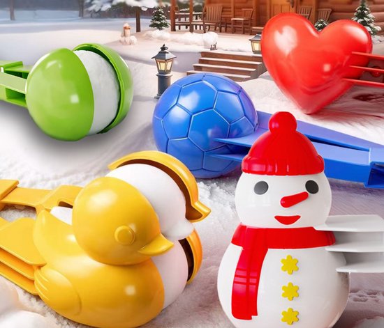 Snowball Maker for Kids | 6 Pieces - Safe PP Material - Image 1
