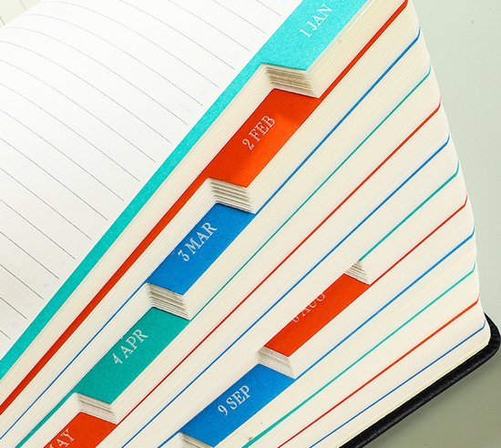 Agenda 2026 adults - Planner - Journal - Organizer - Business - Texture - PU material - A5 format - Vegetable - Image 4