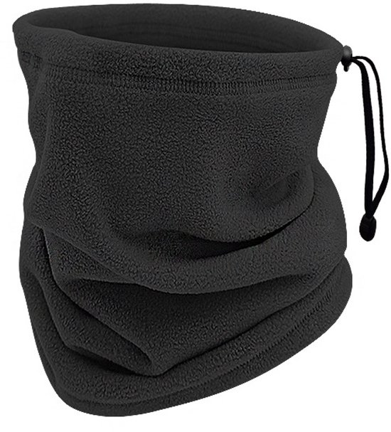 Winter Neck Warmer – Warm Ski Scarf and Face Covering against Cold and Wind – Comfortable and Thermal, Ideal for Skiing, Cycling and Outdoor Activities (Black) - Image 1