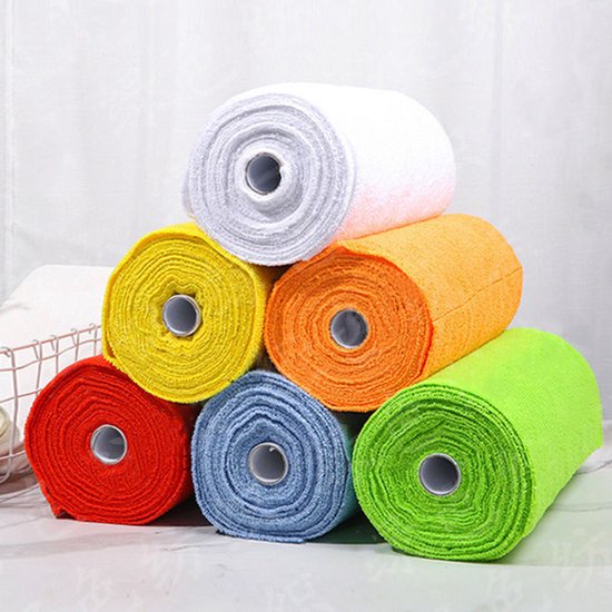 Dishcloth – 20 sheets per roll (25 × 25 cm) – Tear-off roll cloths – Reusable and durable – Multifunctional cleaning cloths for car, glass, floor, tiles, tables and kitchen - Image 5