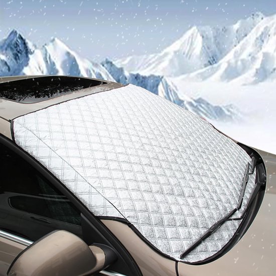 Car Windshield Cover - Thickened protective cover for the windshield - protects against snow, ice, frost, sun, UV rays, dust and water - ideal for SUVs - suitable for all seasons. - Image 1