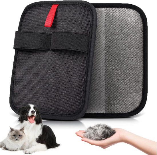 Pet Hair Removal Gloves - 2-Piece Set - Pet Hair Removal Brush - Anti-static Dog Hair Removal Gloves - Suitable for clothing, furniture, carpets, cat beds, etc. - Image 1