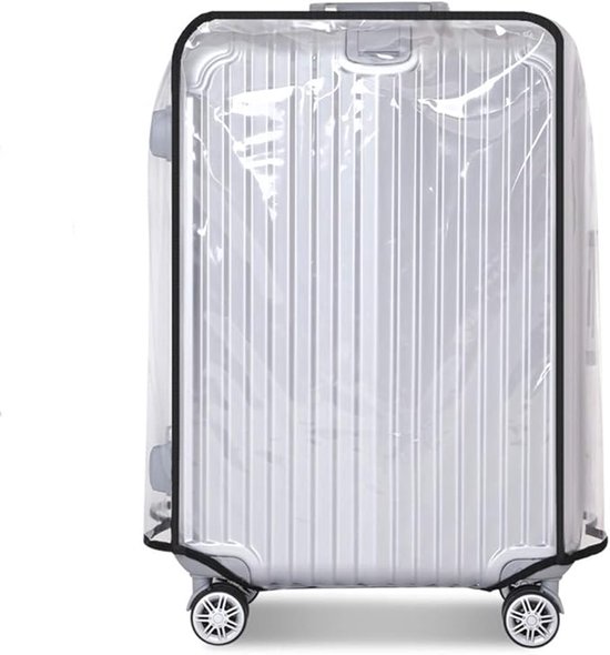 Luggage Cover - Transparent PVC Material - Waterproof and Scratch Resistant - Semi-transparent Luggage Cover - Suitable for Business Travel and Daily Use - 30 - Image 1
