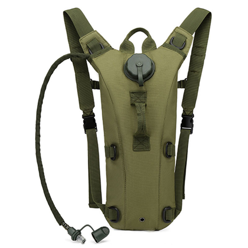 Water Bag–Water Storage–Hydration Backpack–Camping & Hiking–Food Grade Portable Water Bag–3L–Military Green - Image 1