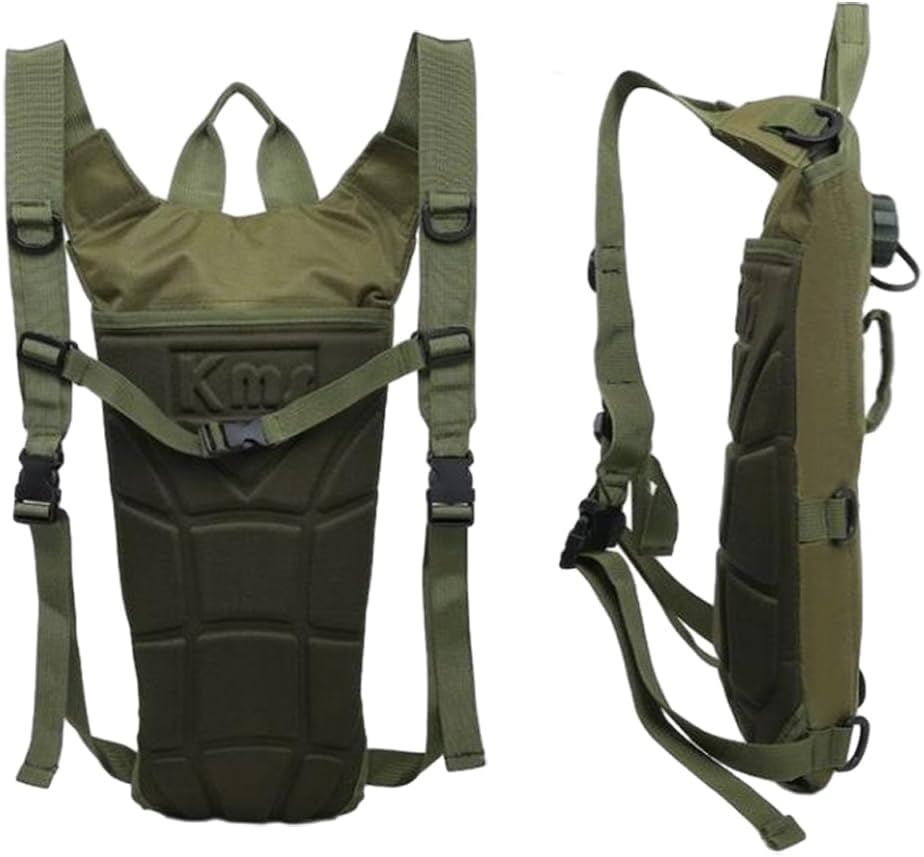 Water Bag–Water Storage–Hydration Backpack–Camping & Hiking–Food Grade Portable Water Bag–3L–Military Green - Image 5
