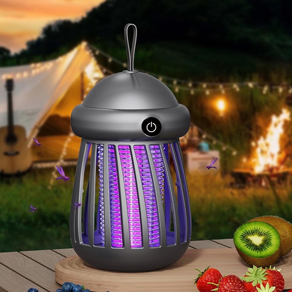 Bug Zapper with Jellyfish Design – USB Rechargeable – Portable for Camping and Outdoors – Effective against Various Mosquitoes - Image 1