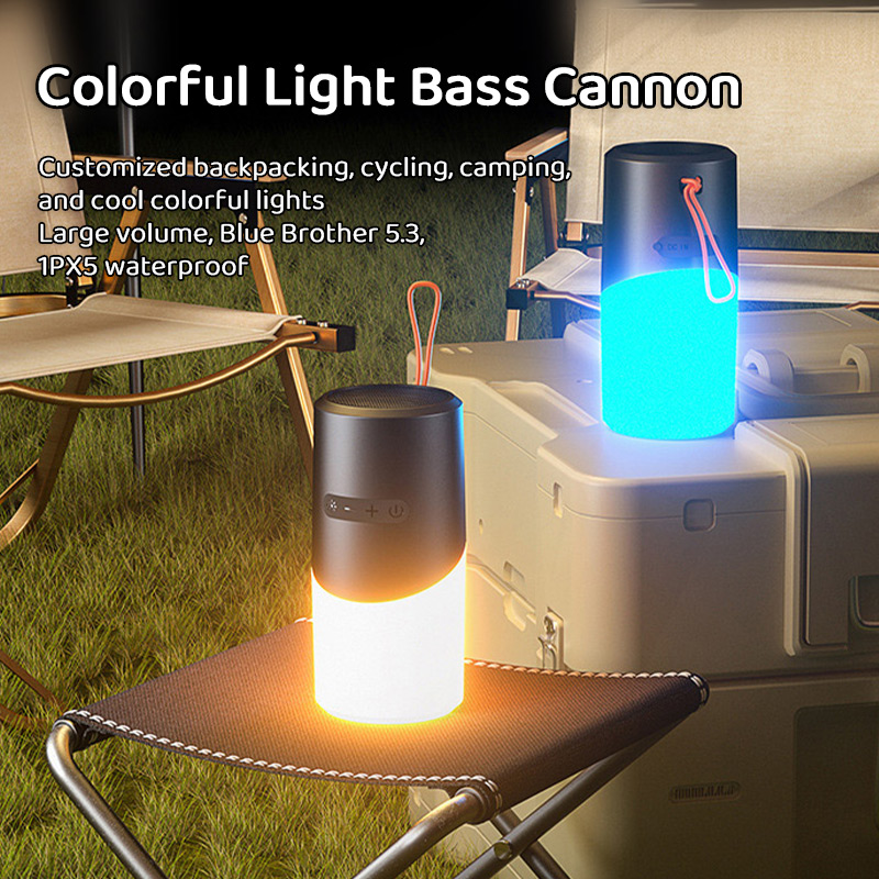 Bluetooth Speaker with LED Mood Lighting – 360° Sound & Light - Image 3