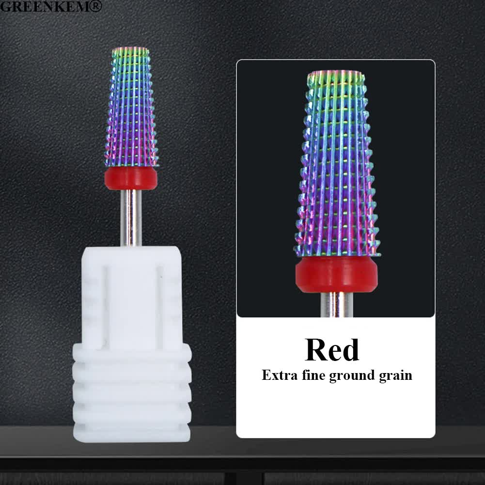 5-in-1 Nail Cutter Bit – Coated Tungsten Grinding Head – for Manicure and Pedicure 1 piece F - Image 1