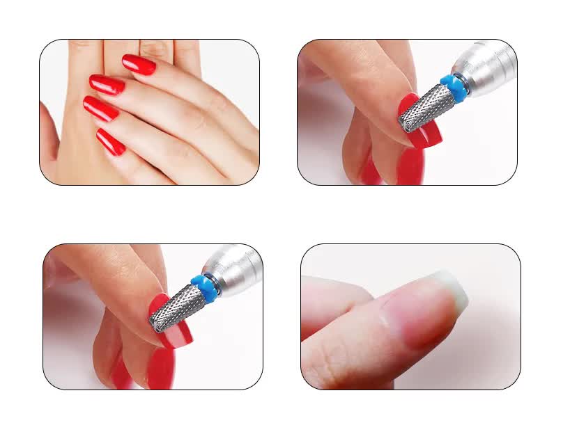 5-in-1 Nail Cutter Bit – Coated Tungsten Grinding Head – for Manicure and Pedicure 1 piece M - Image 2