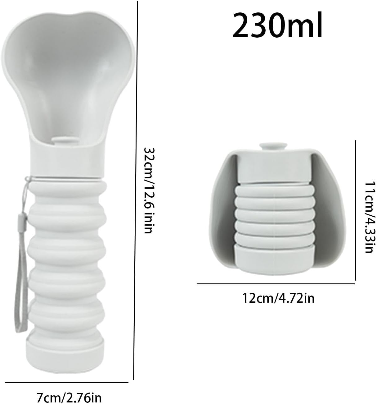 Pet Drinking Fountain - Foldable - Portable - Outdoor - 1pc - Image 5