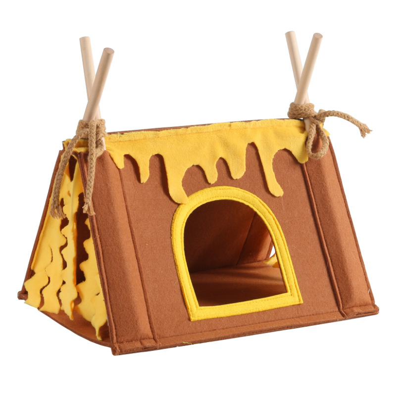 Guinea Pig Bed - Durable and Sturdy - Comfortable - Mini - Well Made - Brown - 1st - Image 1