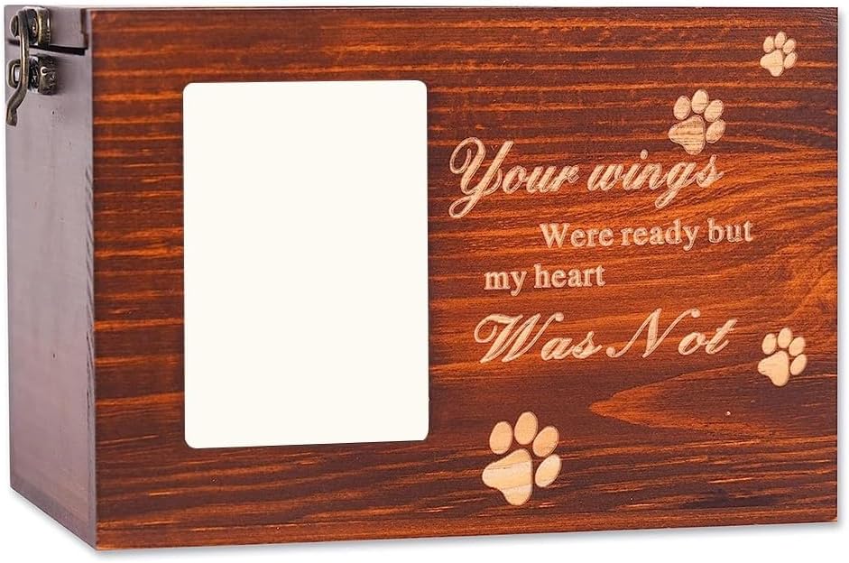 Pet Urn - Keepsake - Wooden Frame - 1pc - Image 1