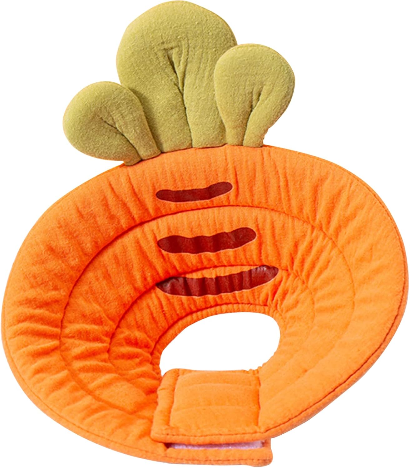 Pet Cone Collar - Soft - Prevents Licking and Biting - Carrot - Small - 1st - Image 1