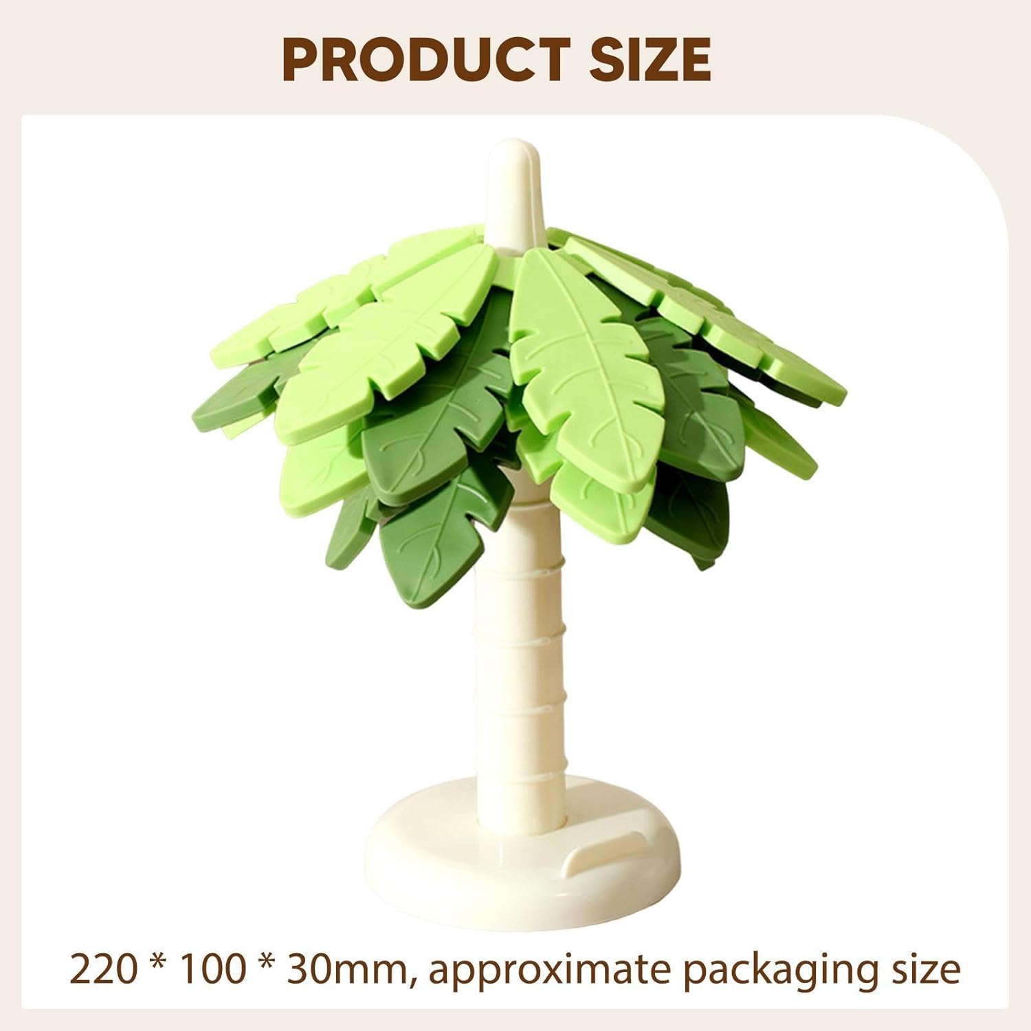 Silicone Coasters - Anti-Scald and Non-Slip - Set of 4 Tree-Shaped Holders with Phone Holder - Green - Image 4