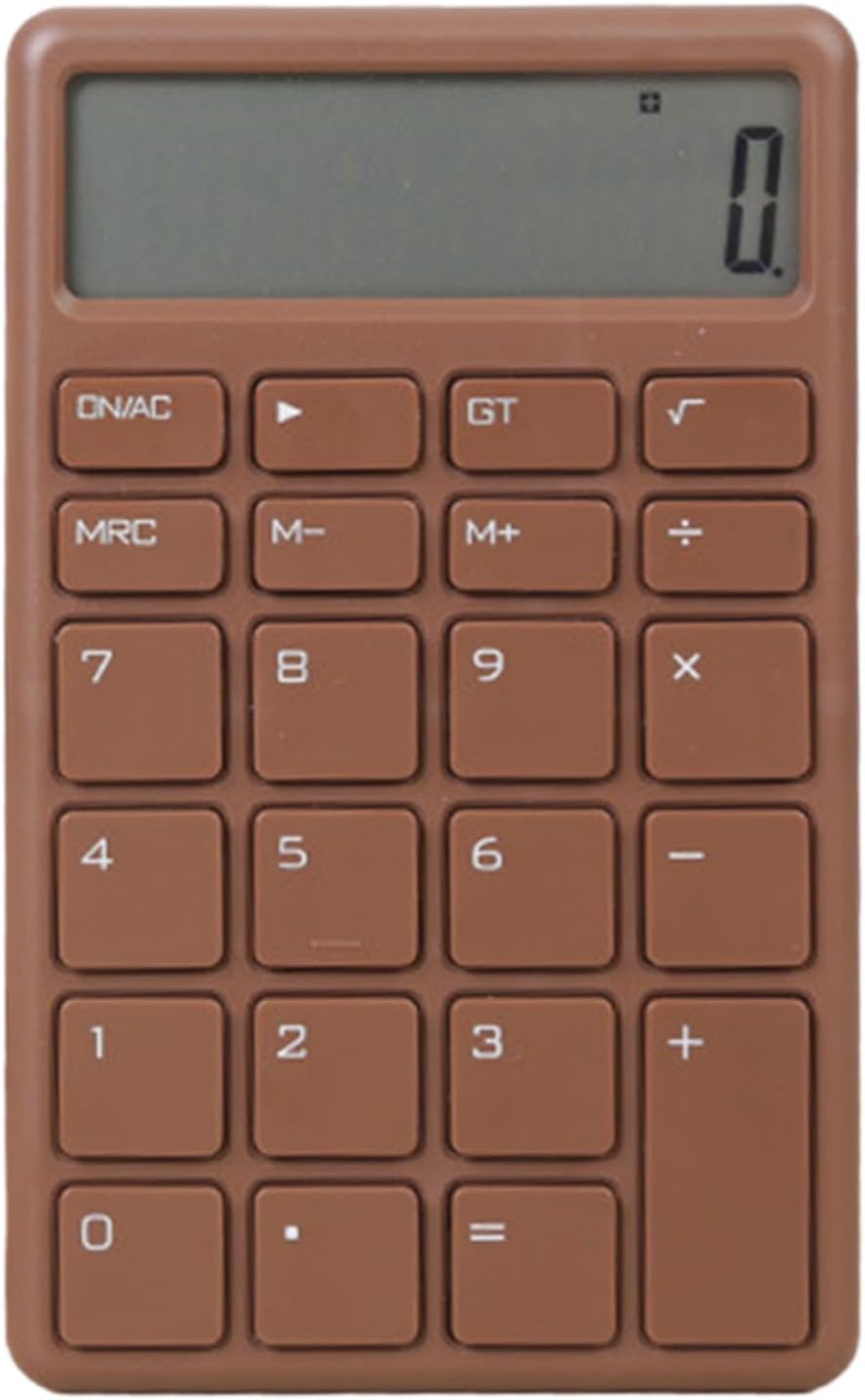 Calculator - with LCD display - Portable - Silent - Brown - 1 pack - Image 1