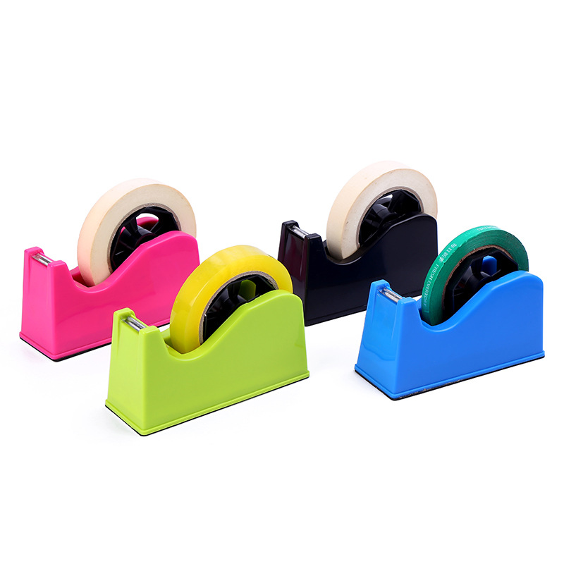 Tape dispenser - met snijmeshouder - Rozerood - 1 verpakking - Image 2