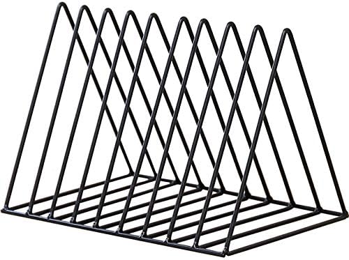 Bookends - Metal Stand - Folder - Black 9-Grid - 1 Pack - Image 1