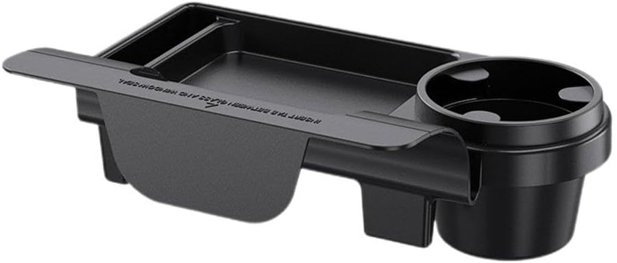 Car Key Box - Door and Window Pocket Accessory Organizer - with Cup Holder - Car Window Organizer - Key and Phone Organizer - Black - Image 4