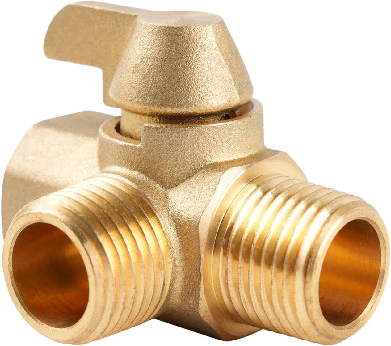Brass 3-way bypass valve for boiler kits, 1/2