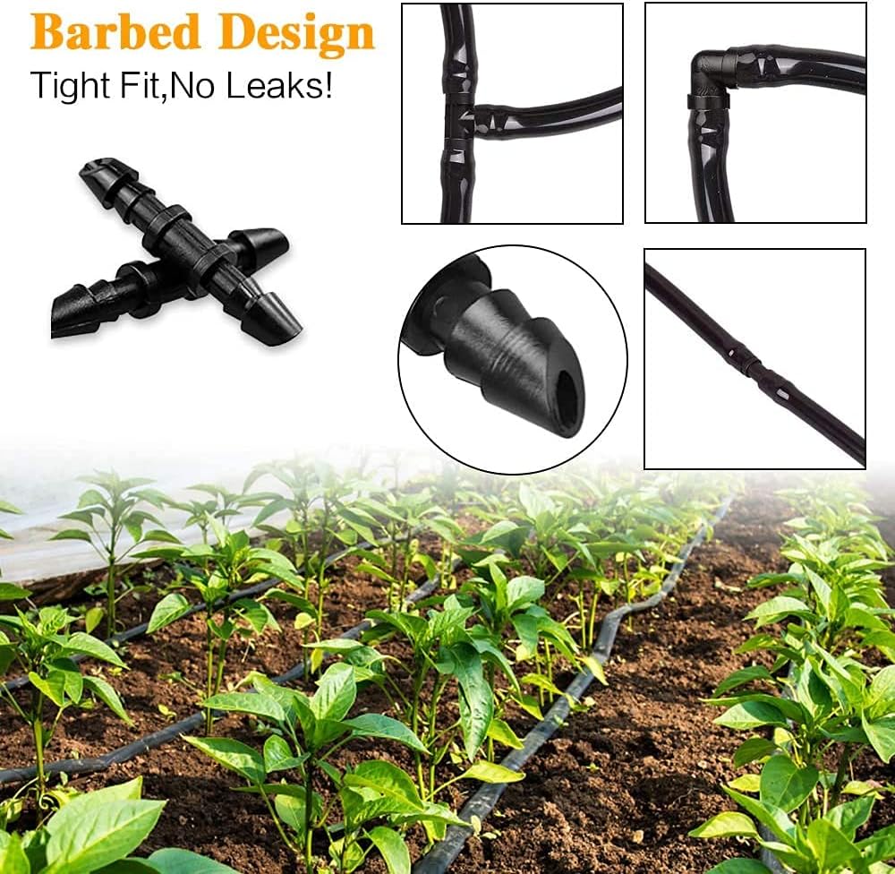 Drip Irrigation Couplings - Pack of 110 Couplings for 1/4