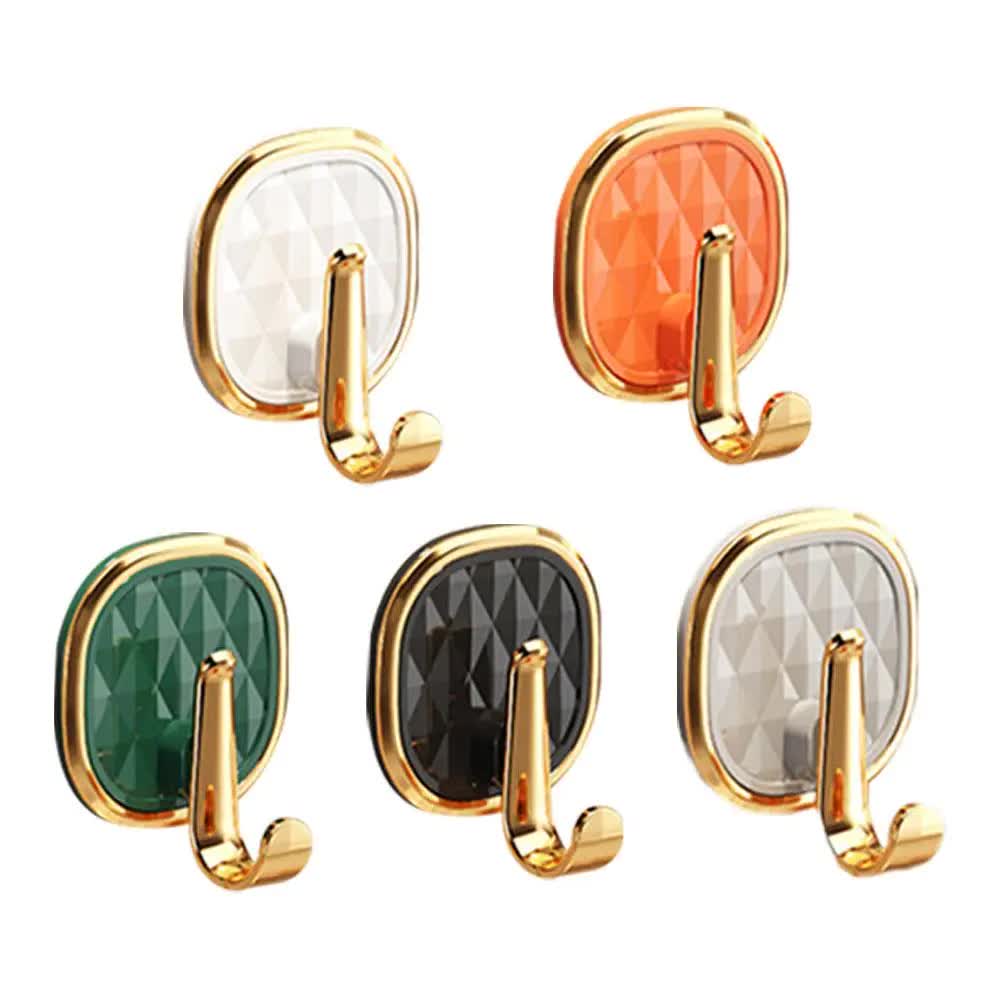 Self-adhesive nail - Strong adhesive - Wall hook - Punch-free and trace-free - Pack of 5 - Image 1