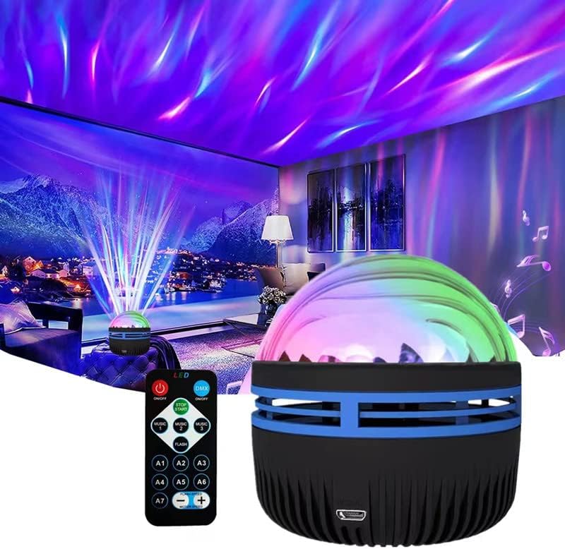 Aurora Lights Projector, Northern Lights Projector with Remote Control, Night Light Projector for Adults, for Game Room/Bedroom/Ceiling/Party - Image 1