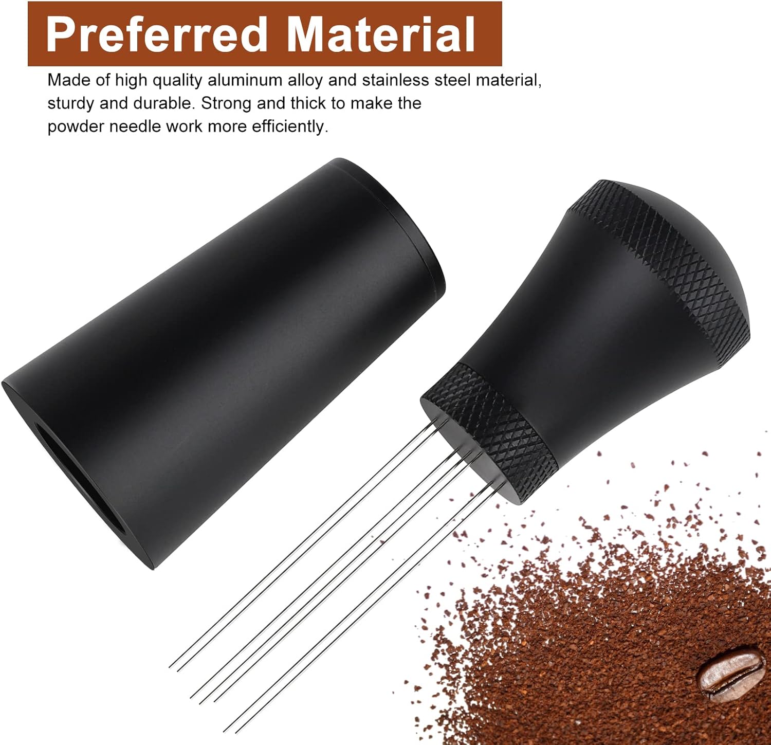 Csuntikulo WDT Tool, improved WDT Tool Espresso needle with 7 fine needles, coffee tamper espresso needle, coffee accessories, espresso coffee mixer, espresso coffee mixer for barista - Image 2