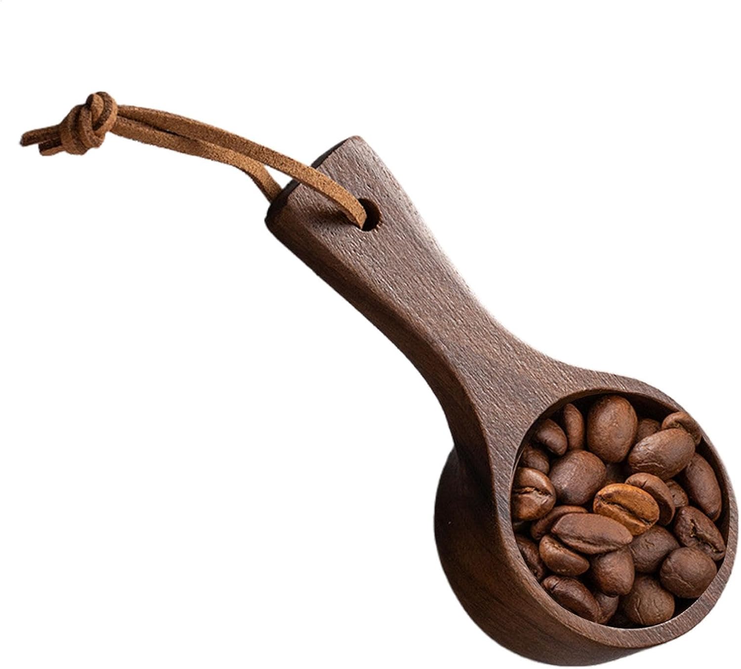 Wooden Coffee Measure Cup - Coffee Measuring Cup, Wooden Coffee Tools, Wooden Coffee Measure Cup | Natural Wooden Coffee Measure Cup, Luxury Spoon Tool with Long Handle, AC - Image 1