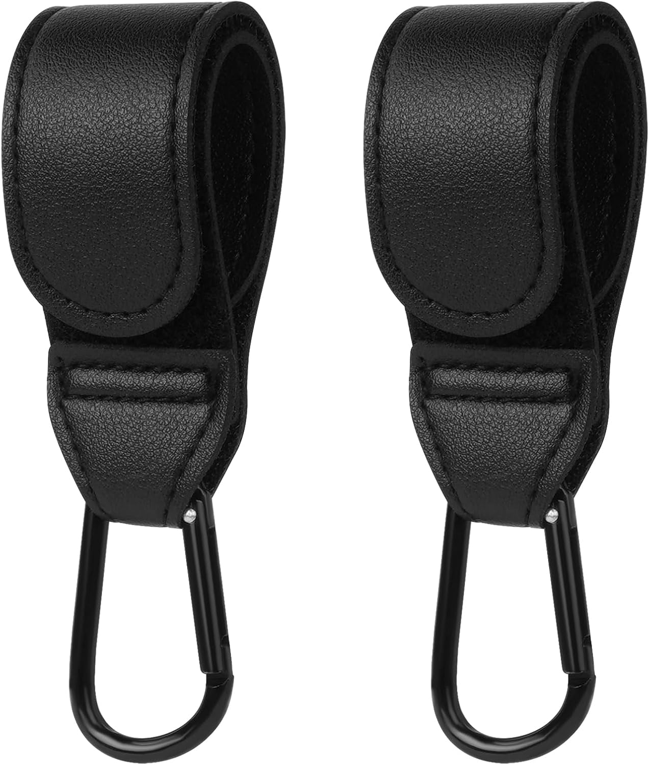 Walking Hooks - 2 Pieces Universal Carabiners - For Shopping Bags and Bags - Suitable for Strollers and Buggies - Image 1
