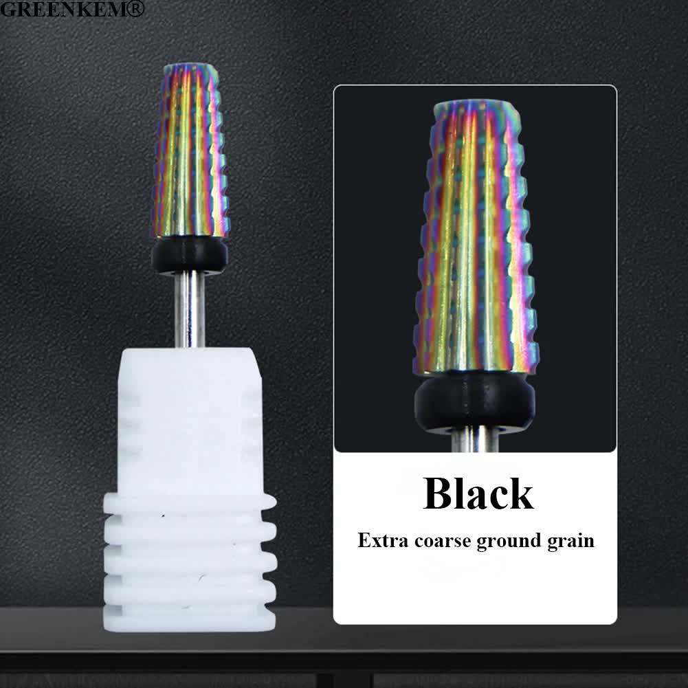 5-in-1 Nail Cutter Bit – Coated Tungsten Grinding Head – for Manicure and Pedicure 1 piece XC - Image 1