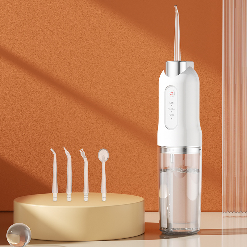 Portable Water Flosser - Electric Mouth and Teeth Cleaner for Home Use 1 Piece White - Image 1