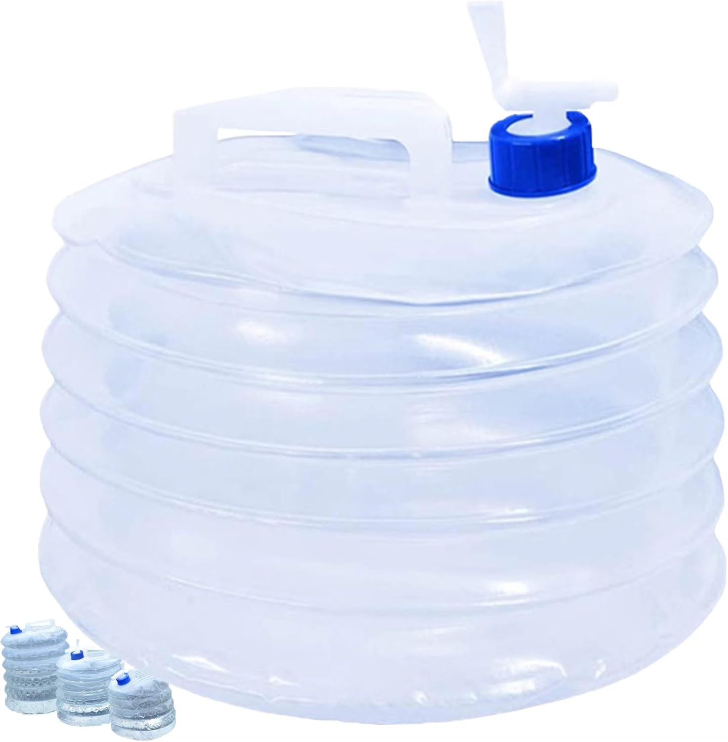 Collapsible Bucket - Collapsible Water Container - Portable & BPA Free Water Tank - Kettle - Bucket - Suitable for Caravan, Camping, Hiking, BBQ, Travel, Outdoor Use - 3L - Image 1