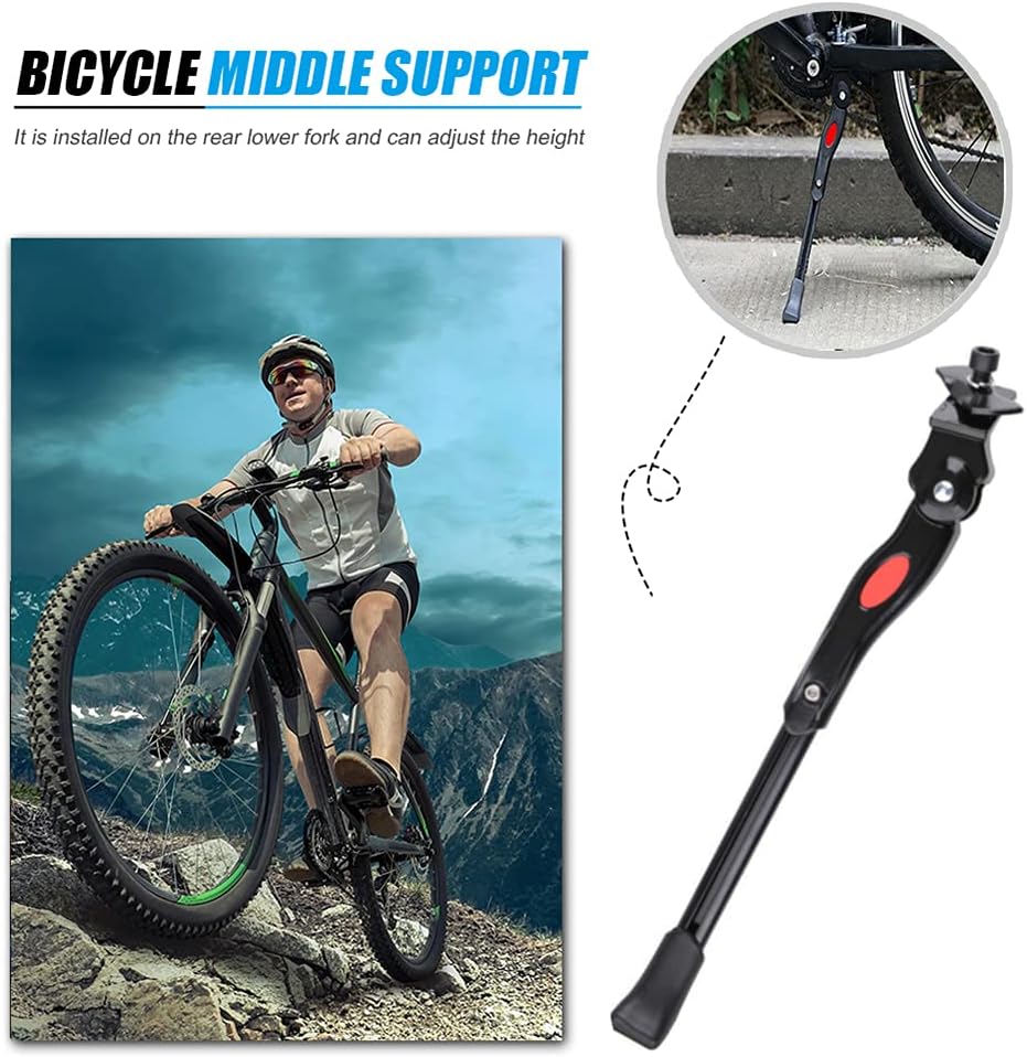 Bicycle stand - Adjustable bicycle stand - Aluminum bicycle stand - Suitable for mountain bikes, racing bikes and folding bikes with wheel sizes of 22