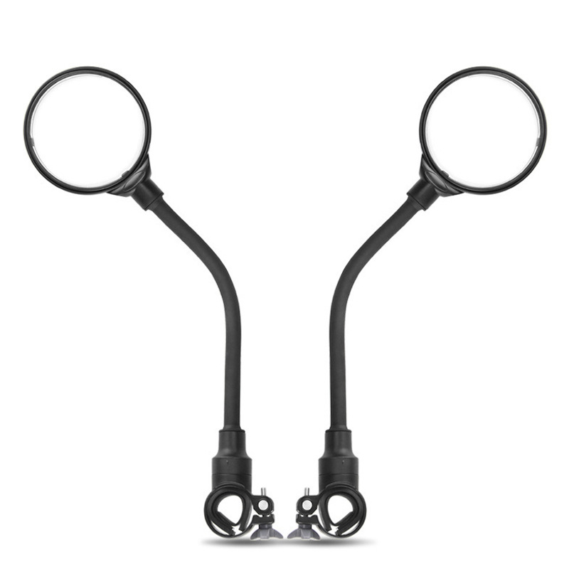 Bicycle Rearview Mirror - Hose Adjustment - Reflector - Electric Motorcycle Rearview Mirror - Bicycle Accessories - 1 Pair - Image 1