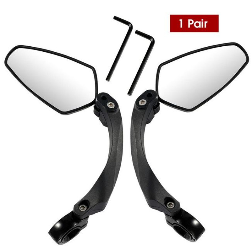 Bicycle rearview mirror - 1 pair - Black - Image 1