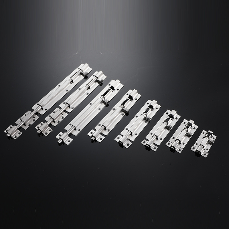 Door Latch - Sliding Latch Made of Stainless Steel 304 with Screws - Suitable for Bathrooms, Bedrooms, Sheds and Garden Toilets - 4