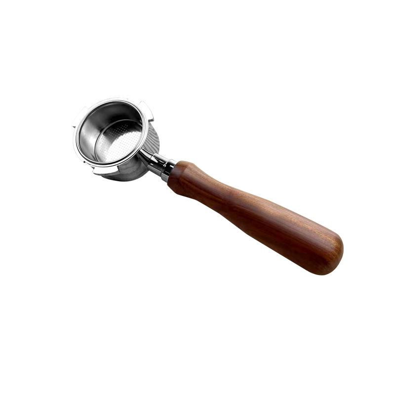Espresso Machine Filter Holder - 51mm Three-Lever Filter Holder - Bottomless 304 Stainless Steel - Image 1