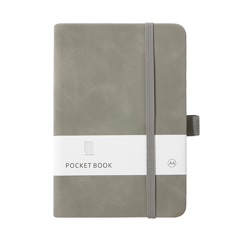 Notebook - PU Leather Notepad - for Office, School, Home, Business Writing & Note-Taking - 100 Sheets - Blue - A6 - Image 1