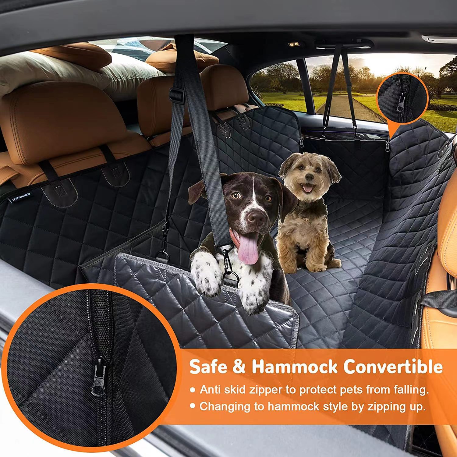 Dog Blanket Car Back Seat - Dog Car Seat Cover - Suitable for Waterproof, Scratch-Resistant and Non-Slip Pet Protective Mats - Car Accessories - Image 4