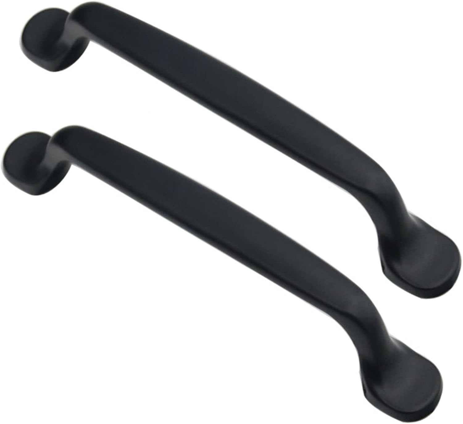 Cabinet handles, children's room handles, cabinet knobs, drawer pulls for wardrobes, kitchen handles - aluminum alloy - 2 pieces - (post spacing 96 mm) - Image 1
