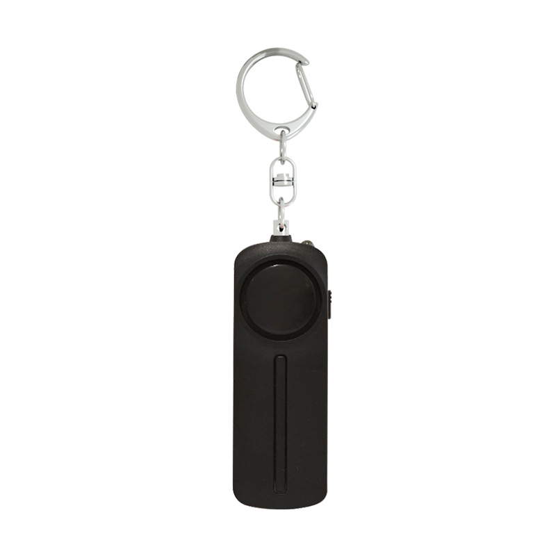 Personal Safety Alarm - Keychain - with LED Light 130DB Personal Alarm - for Women, Girls and Seniors - Black - Image 1