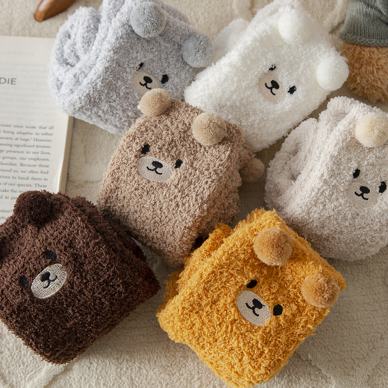 Socks - Cocoon Teddy Bear - Soft - One size - 6 pairs - Image 5