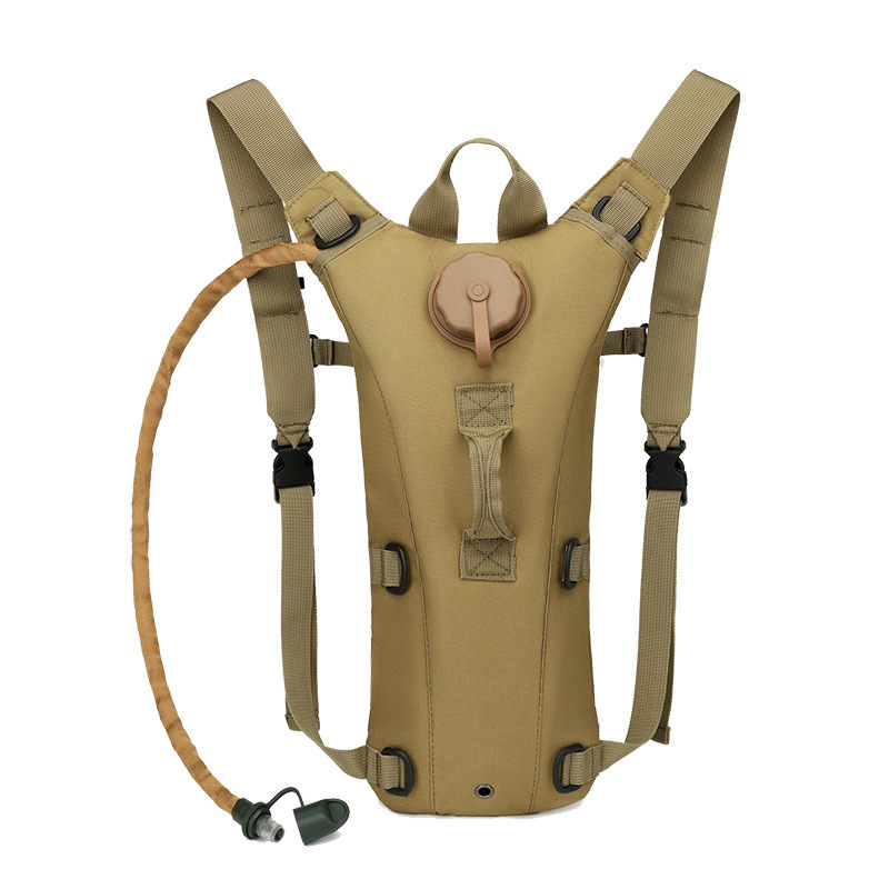 Water Bag–Water Storage–Hydration Backpack–Camping & Hiking–Food Grade Portable Water Bag–3L–Khaki - Image 1