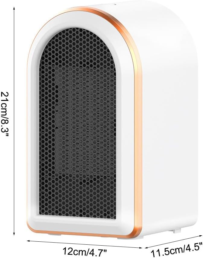 Fan Heater - 1200W Portable Heater with PTC Graphene Heating - Fast Heating, 360° Heat Circulation, Quiet Operation, 12-Hour Timer, LED Display - Image 2