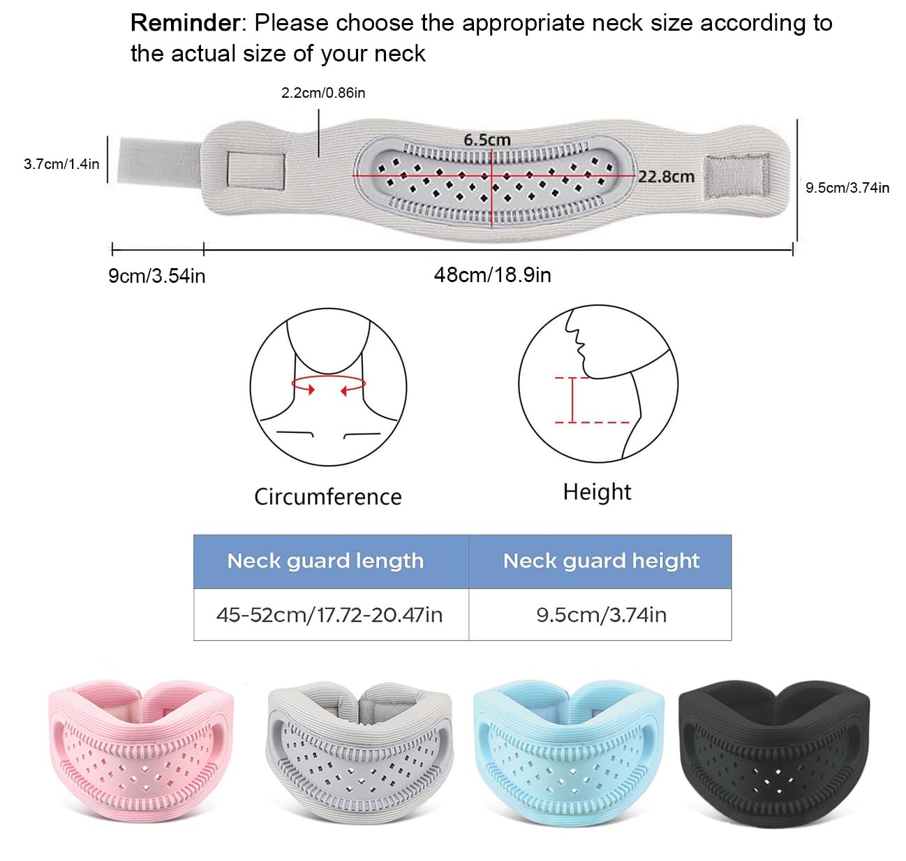 Neck Brace - Neck Pain - Neck Brace for Pain Relief and Support, Soft Adjustable Cervical Collar, Neck Traction Device, Neck Protectors for Spinal Stability and Alignment, Neck Pressure Relief for Men and Women - Gray - Image 2
