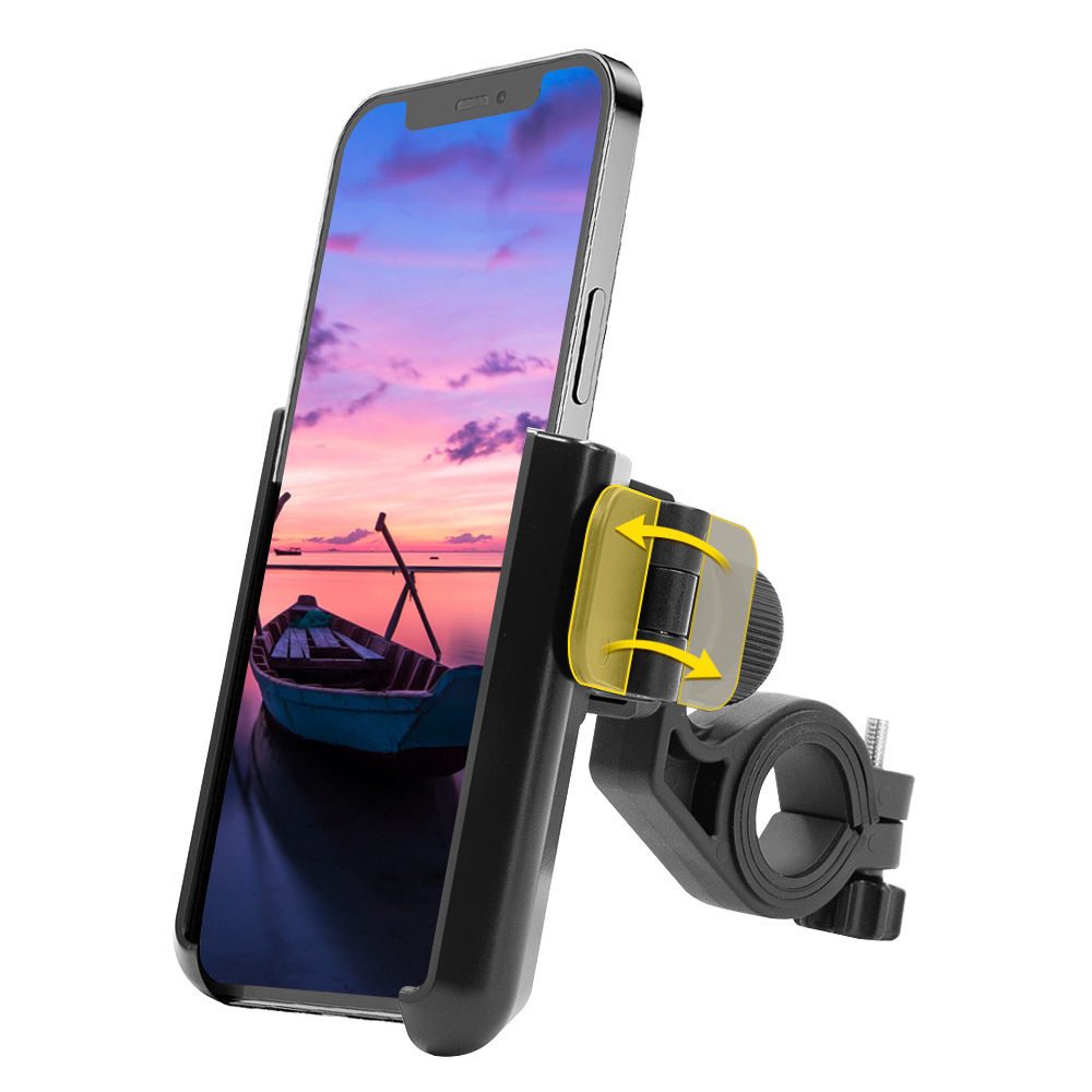 Bike Phone Holder - 1S Quick Release & 360 Degree Rotatable - For Motorcycle, Scooter & MTB - Universal 3.5-7.0 Inch - Image 1