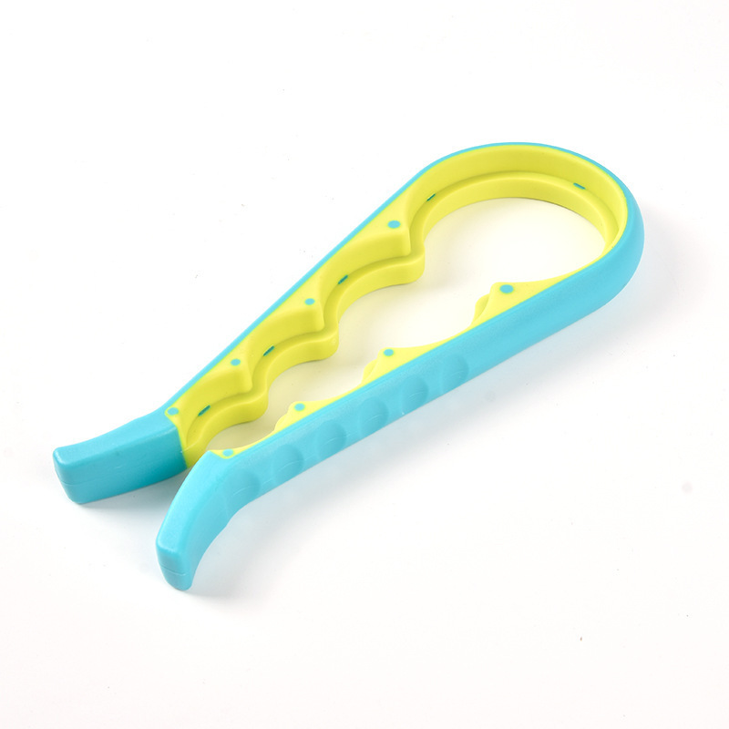 Multifunctional Jar Opener & Bottle Opener - Non-Slip Kitchen Aid - Ideal for the Elderly & Weak Hands - Red - Image 1