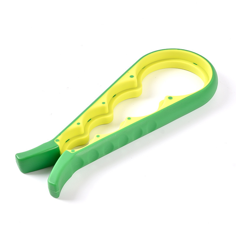 Multifunctional Jar Opener & Bottle Opener - Non-Slip Kitchen Aid - Ideal for the Elderly & Weak Hands - Green - Image 1